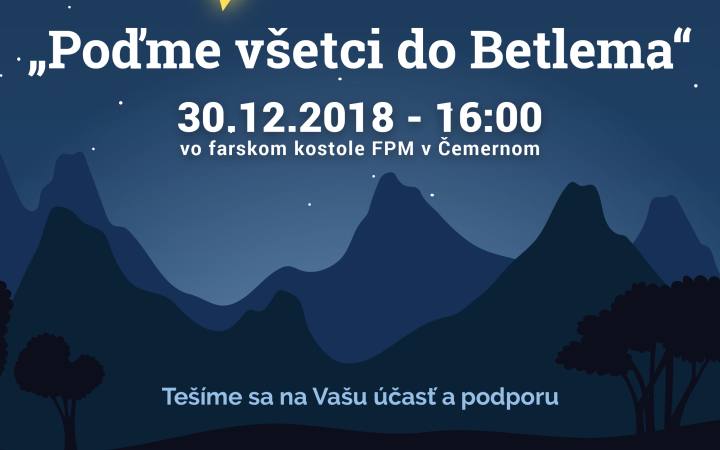 Poďme všetci do Betlema – FS Lipovec