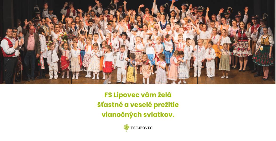 Želáme šťastné a veselé prežitie vianočných sviatkov - FS Lipovec – FS Lipovec