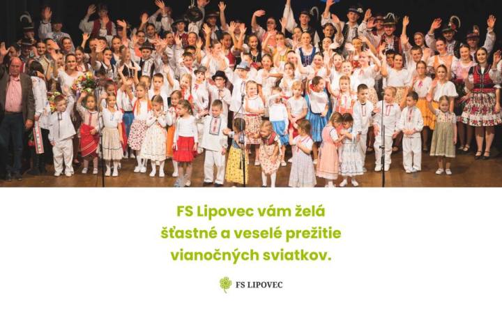 Želáme šťastné a veselé prežitie vianočných sviatkov - FS Lipovec – FS Lipovec